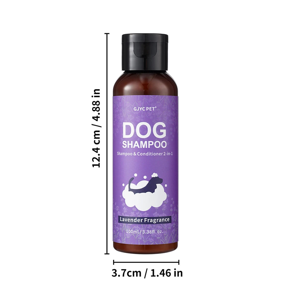 Hypoallergenic Pet Shampoo Dogs Cats-Natural Lavender Scent Deep Cleansing Deodorizing Moisturizing Tear-Free Gentle Sensitive