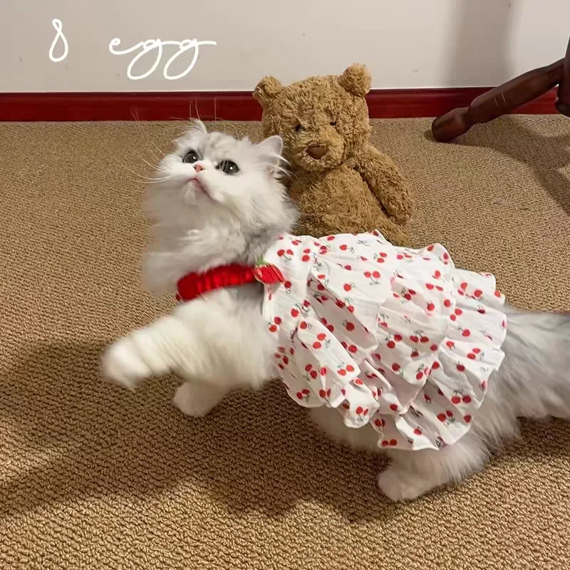 Pet Dress for Dogs & Cats -Adorable Summer Outfit