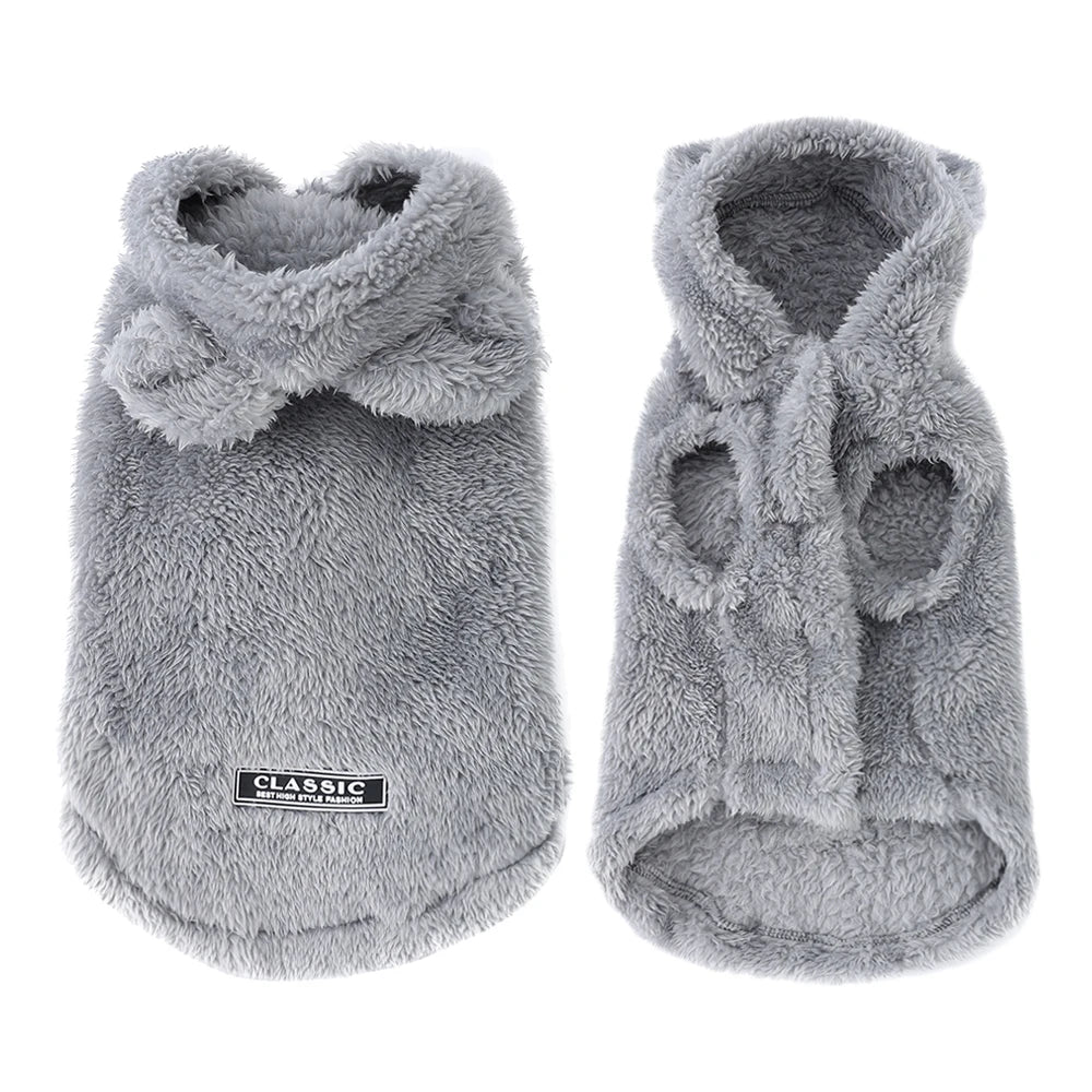 COZY FLEECE HOODIE FOR DOGS & CATS
